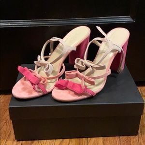 Jcrew Collection Pink Bow Heels